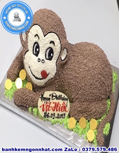 bánh kem con khỉ ở TP Đông Hà Quảng Trị