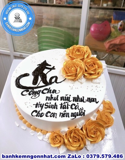 bánh kem tặng Cha quận Phú Nhuận