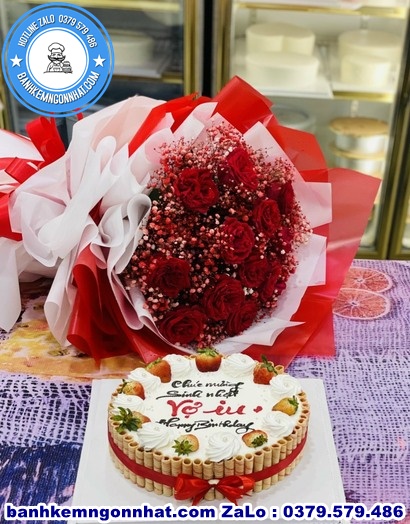 combo hoa va b&aacute;nh ở huyện Chơn Th&agrave;nh, B&igrave;nh Phước