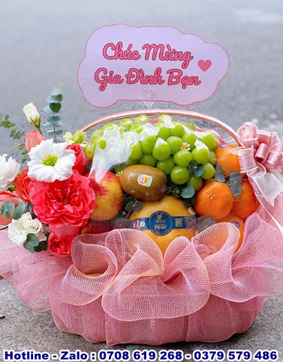 giỏ trái cây ở huyện Phú Bình, Thái Nguyên