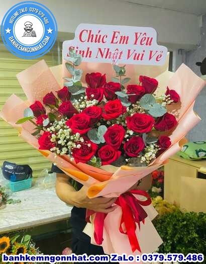 mẫu hoa tươi đẹp tặng người yêu