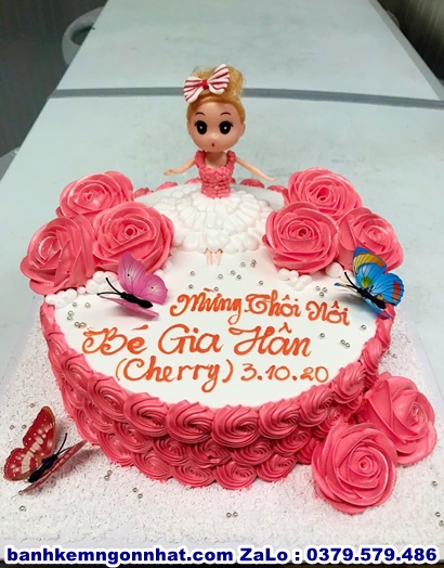 Bánh kem công chúa quận Bình Tân 